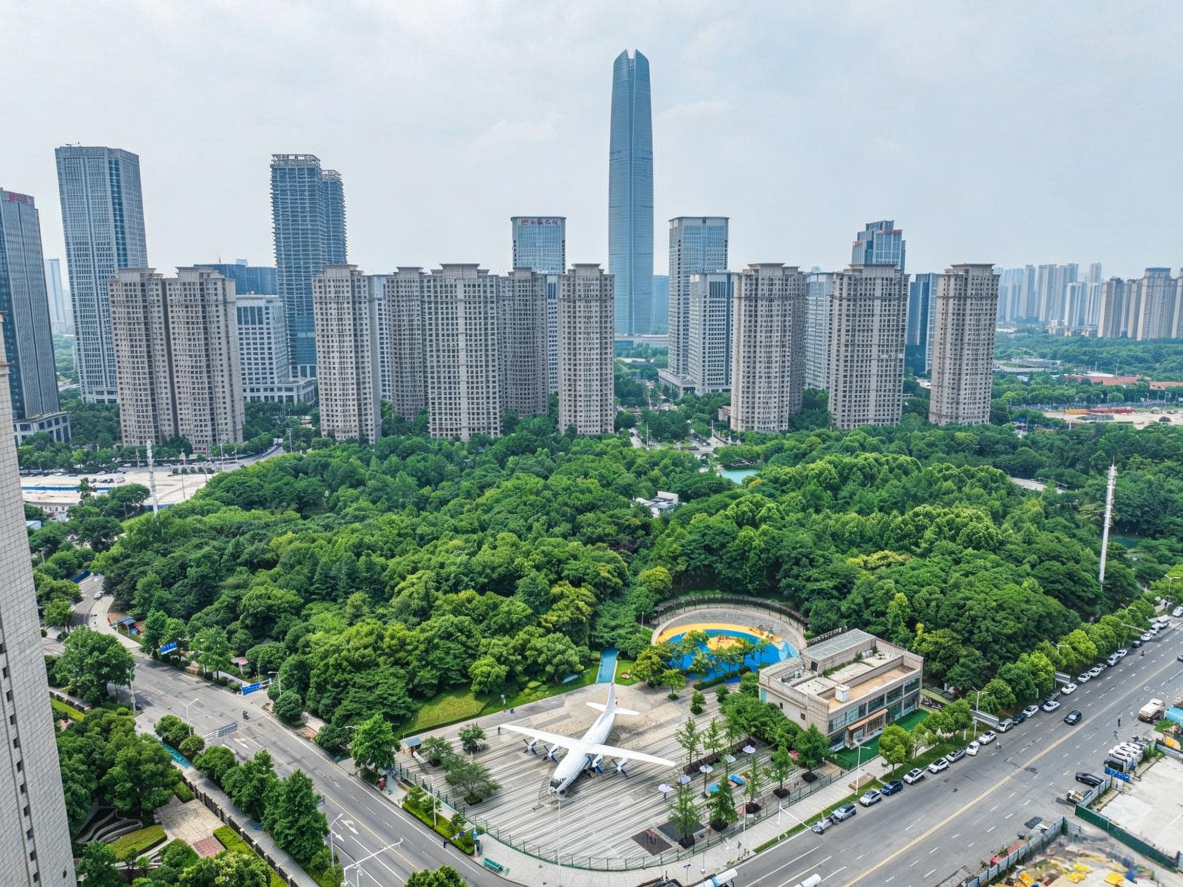 江汉区:王家墩公园拆掉围墙,成为居民“后花园”1.jpg