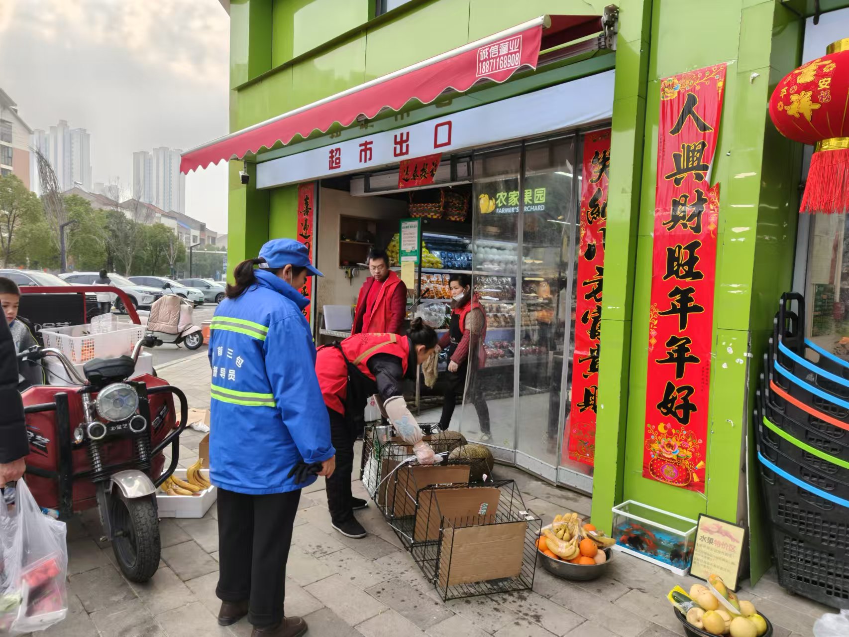 蔡甸区"门前三包"保障城市环境品质